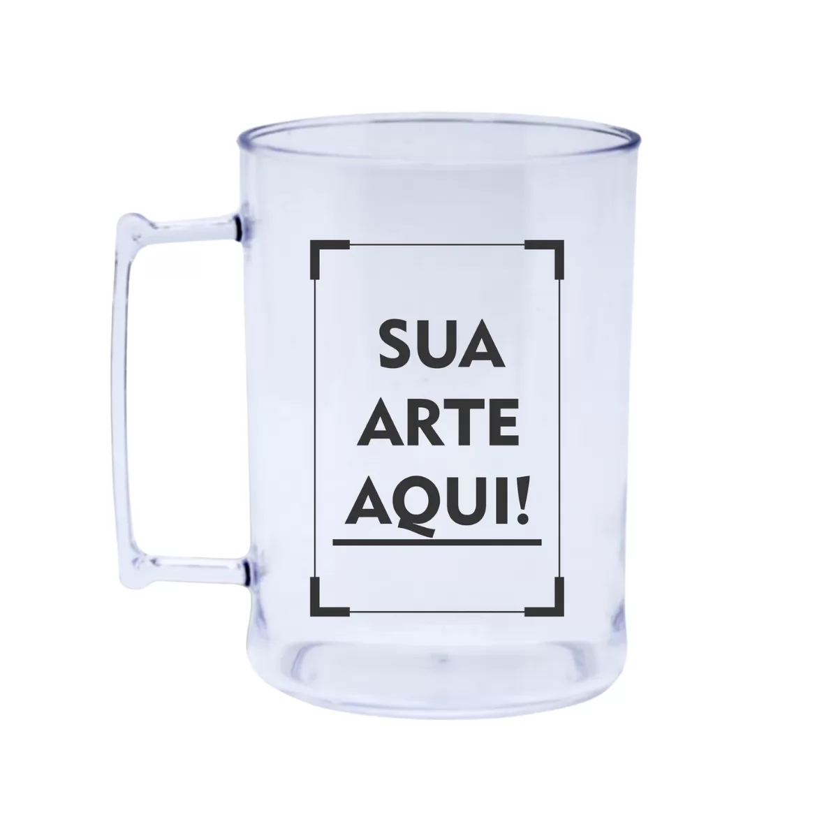 Caneca Acrílica Luxo 500Ml